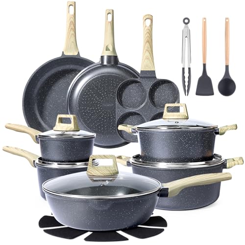 Ceramic Pots and Pans Set Non Stick
