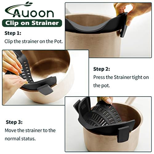 Pasta Strainer Clip on Silicone