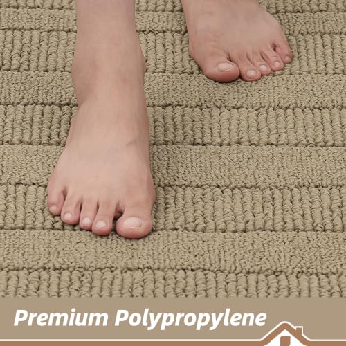 Kitchen Rugs Set of 2 Non Slip Washable 24"x36"+24"x60" (16 Sq Ft)