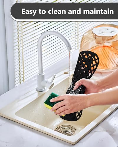 2 Pack Silicone Sink Mat Protector for Kitchen Sink