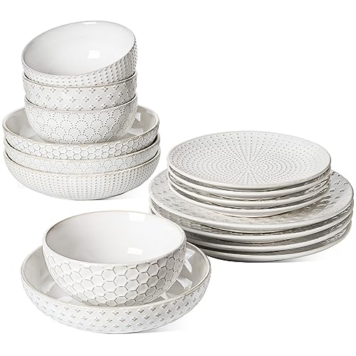 Plates and Bowls Sets for 4
