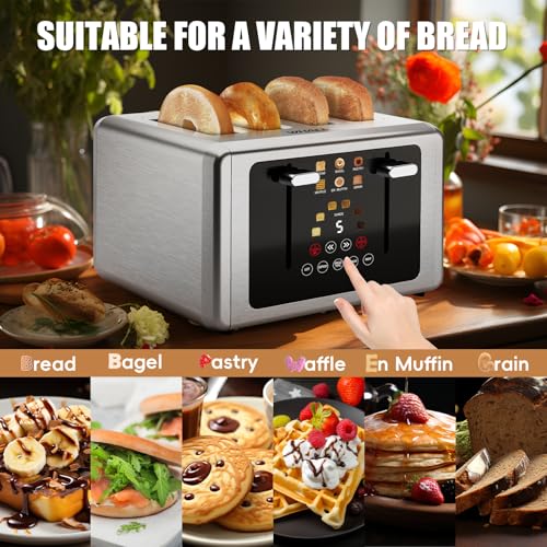 Smart 4 Slice Toaster with Touchscreen