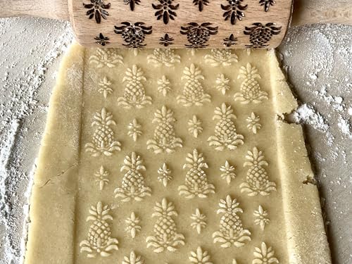 HAWAII 3 KID Rolling Pin SET. Wooden Laser Cut Mini Rolling Pins for cookies
