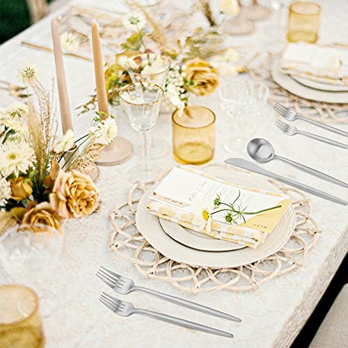 Matte Silverware Set for 4 (4 Count)