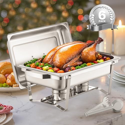 Chafing Dish Buffet Set (6 Count (8 Qt each))