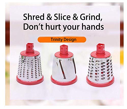 Manual Rotary Potato Grater Kitchen Mandoline Vegetable Slicer