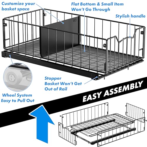 Pull Out Cabinet Sliding Basket