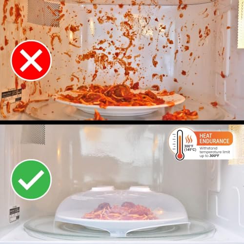 Magnetic Microwave Splatter Cover for Food