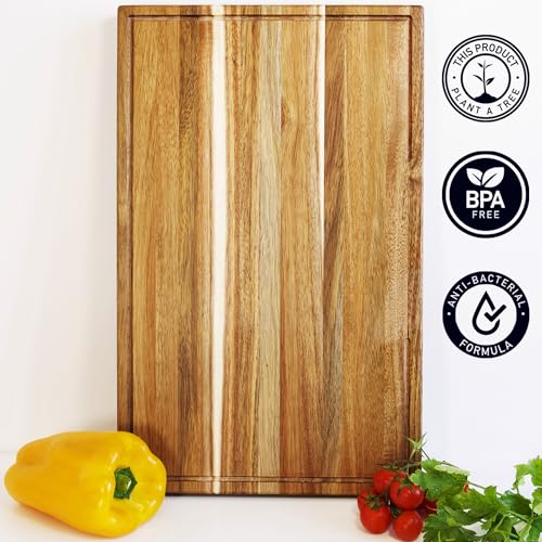 Acacia Wood Cutting Board for Kitchen