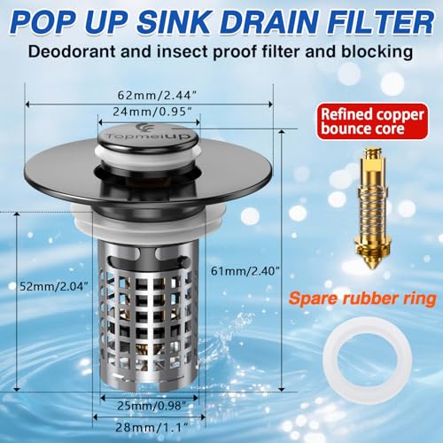 Bathroom Sink Drain Strainer