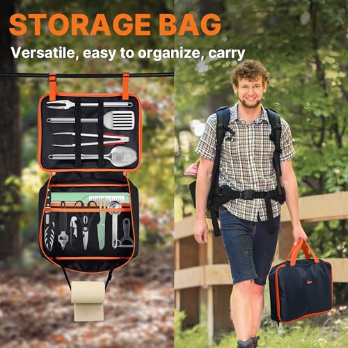 Portable Camping Cooking Utensils Set 36PCS (36 Count)