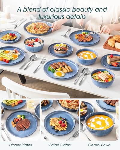 ANYA 18 Pieces Plates and Bowls Set