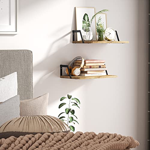 Carbonized Black Deep Floating Shelves (2 Count)