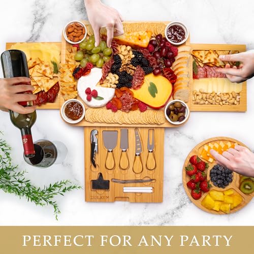 Zulay Charcuterie Board Set Extra Large
