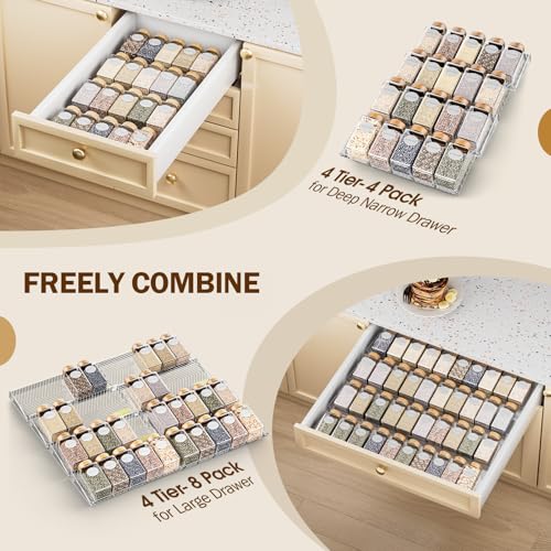Spice Drawer Organizer (8 Count)