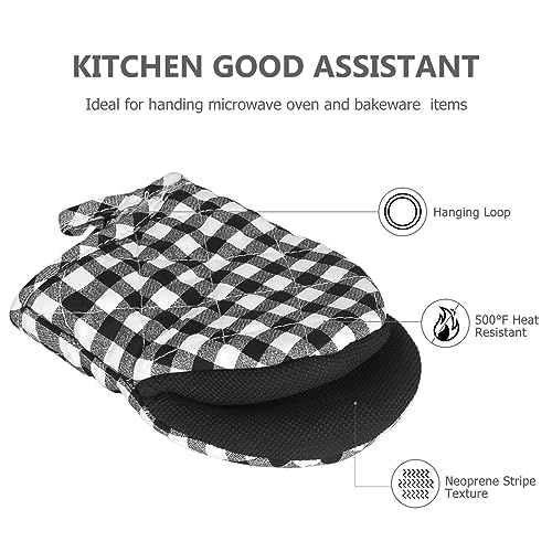 1 Pair Short Oven Mitts