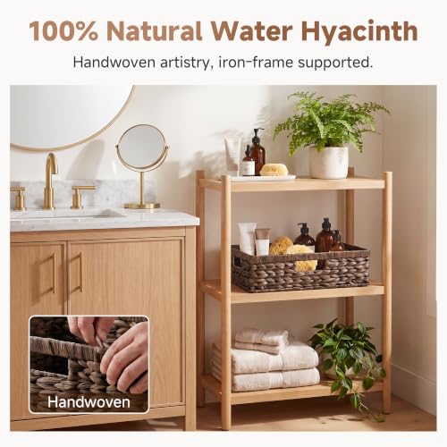 Large Wicker Storage Baskets for Shelves