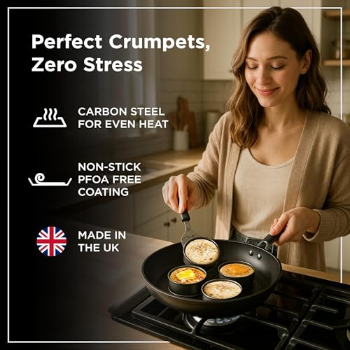 Crumpet Rings Nonstick 3.5 inch (4 Count)