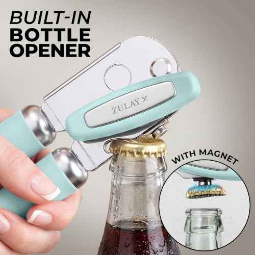Stainless Steel Swing Open Manual Can Opener Comfortable Grip