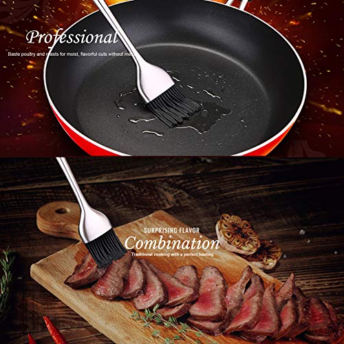 Stainless Steel Turkey Baster & Barbecue Basting Brush With 2 Flavor Injector Needles