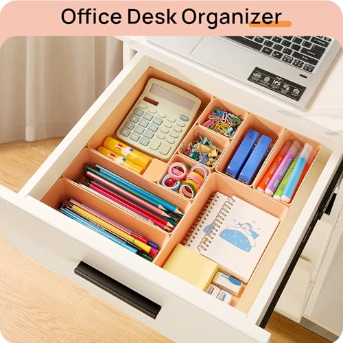 25 Pack Plastic Drawer Organizers with Non (25 Count)