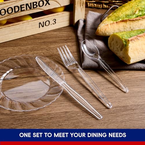 300 Count Clear Plastic Silverware