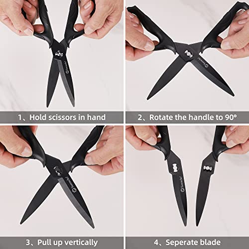 Kitchen Scissors All Purpose Heavy Duty Scissors Titanium Coated