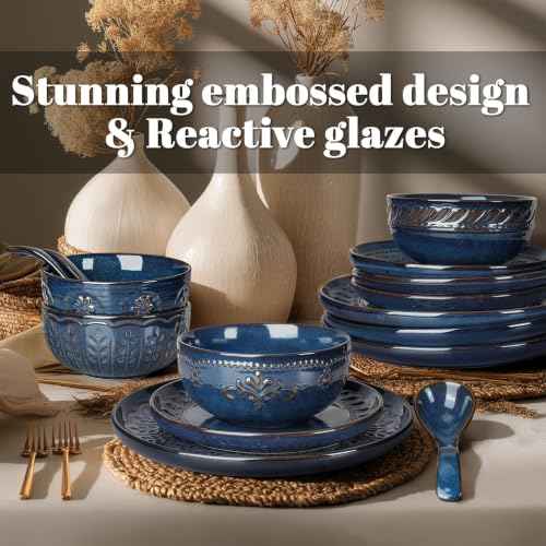16 Piece Handcrafted Ceramic Dinnerware Set