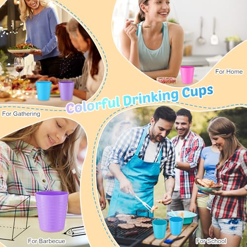 36 Pcs Kids Plastic Cups 8 oz Drinking Toddler Cups (36 Count)