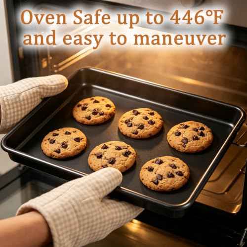 12.7 Inch Nonstick Baking Sheets & Cookie Trays for Oven