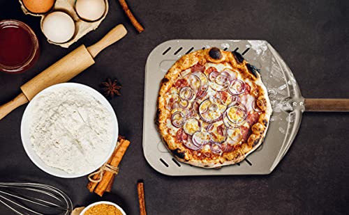 Aluminium 12" Pizza Peel with Long Handle