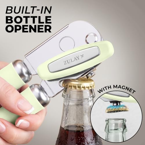 Stainless Steel Swing Open Manual Can Opener Comfortable Grip