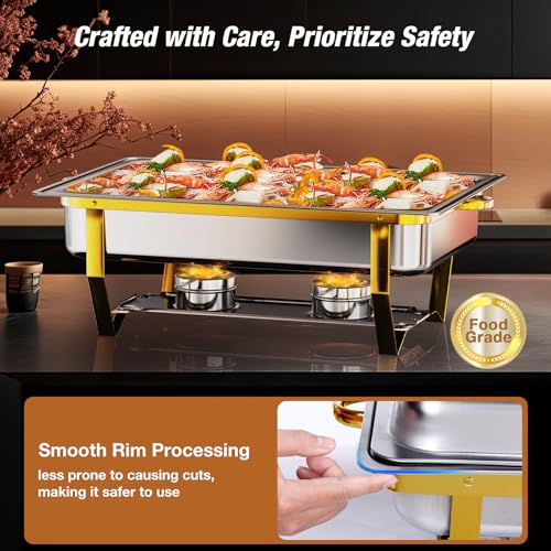 Gold Chafing Dishes for Buffet