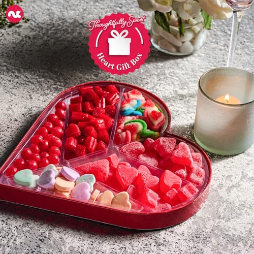 Heart Shaped Mixed Candy Gift Basket