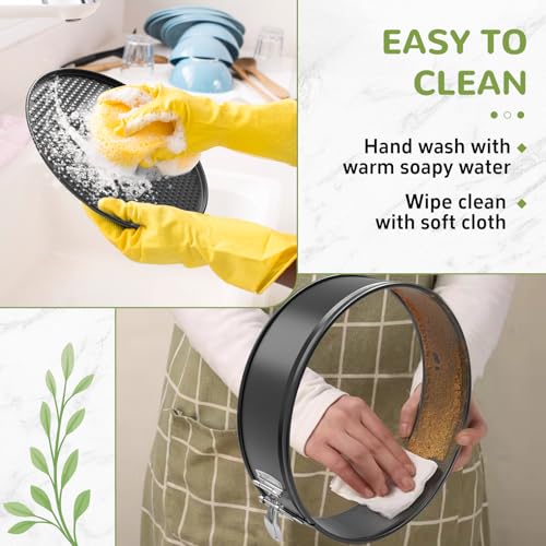 9 Inch Springform Pan with Removable Bottom