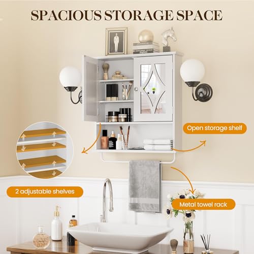 22x25 Bathroom Medicine Cabinet with Mirror
