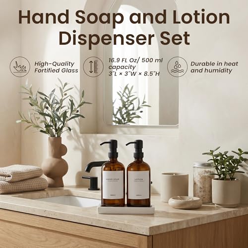 Bathroom Soap Dispenser Set (2 Count)