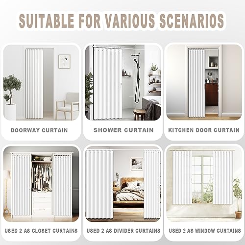 Pleated Folding Curtains for Doorway