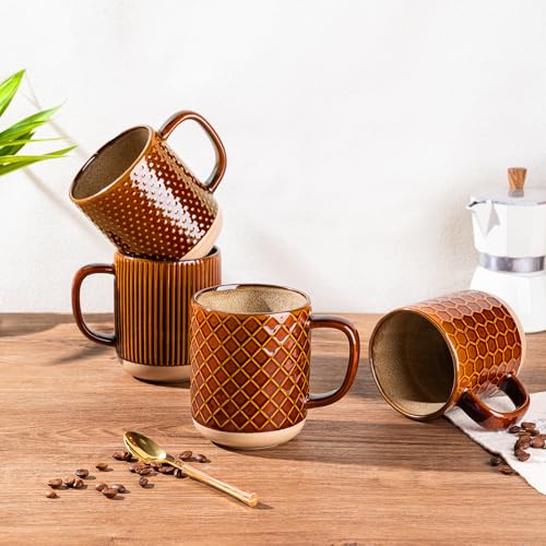 Coffee Mugs Set of 4 (4 Count)
