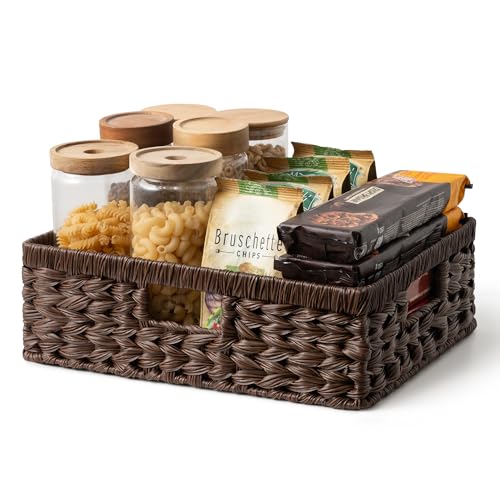 Wicker Storage Baskets for Shelves