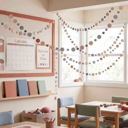 10 Pieces Circle Garland Banner Hanging (10 Foot)
