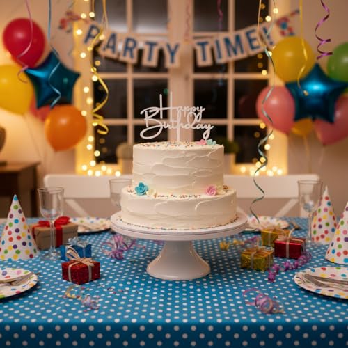 Happy Birthday Cake Topper for Birthday Party Decorations
