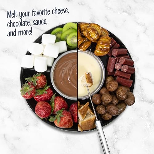 Electric Fondue Party Set for Chocolate and Cheese Fondue