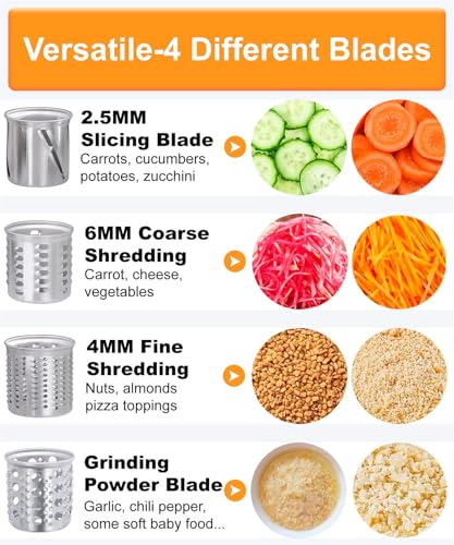 FavroKit Fresh Prep. Cheese Grater Attachment for KitchenAid Stand Mixers