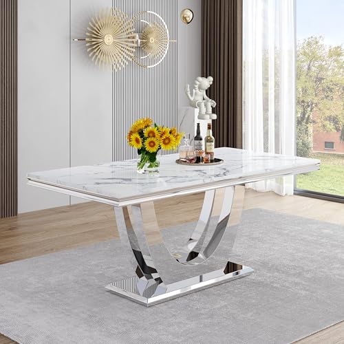 Marble Dining Table for 4