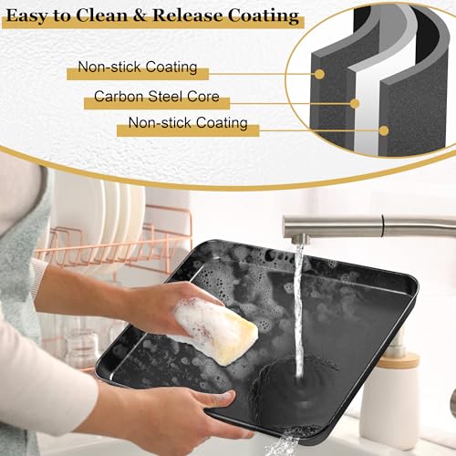 12.3x9.5x1 Inch Cookie Sheet for Baking