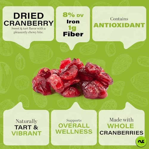 Dried Whole Cranberries (80 Ounce)