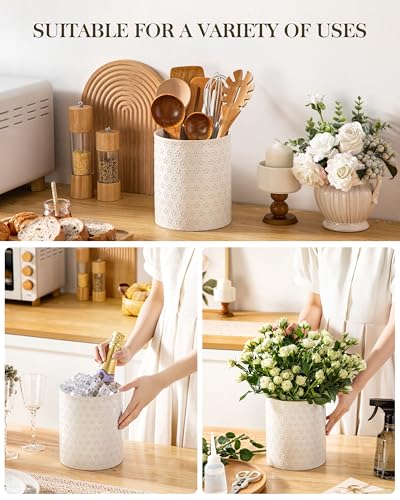 LYDIA Ceramic Utensil Holders (2 Count)