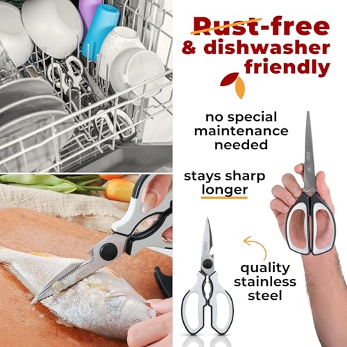 5 Blade Herb Scissors Set with Kitchen Shears