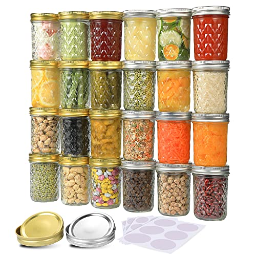 Mason Jars 8 oz (24 Count)